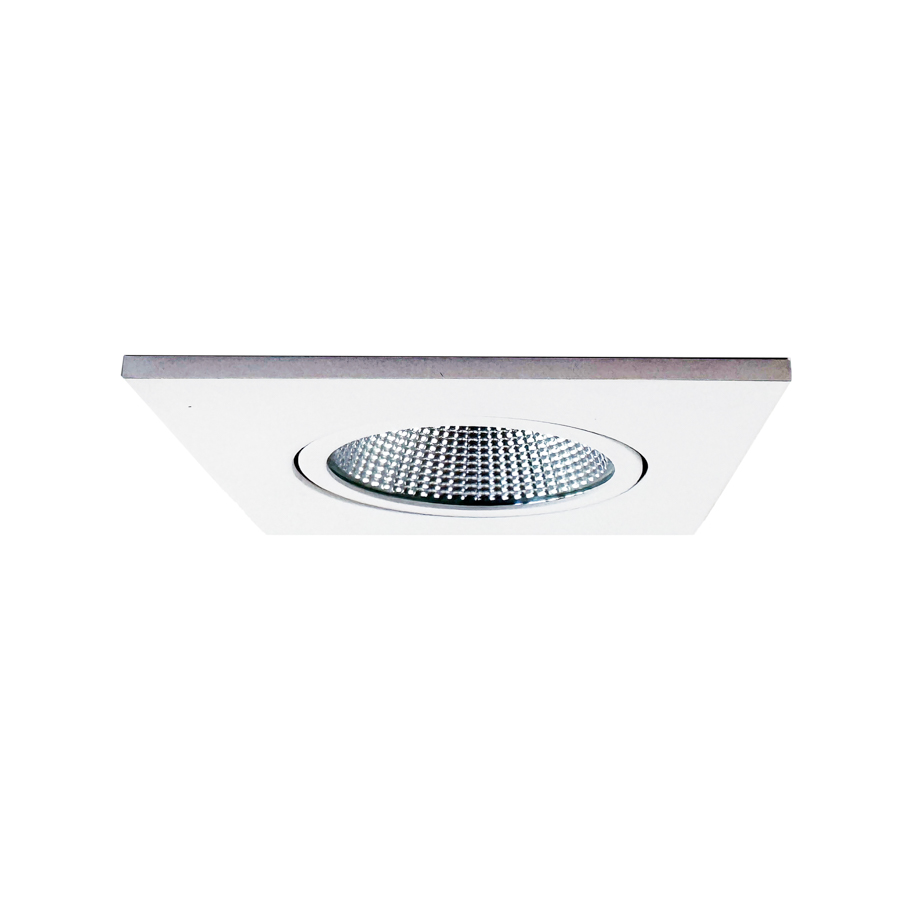 Mobilux LED-Einbaustrahler MOBiDIM COB POWER Q IP20 schwenkbar 3000K weiß dimmbar 01660023