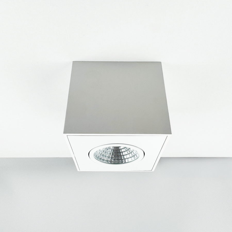 Mobilux LED-Aufbauleuchte MOBiDIM COB SLIM+ Q IP20 DIM-to-Warm 1800-2700K weiß 40° 01660293