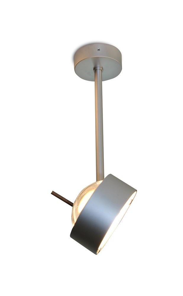 Top Light PUK MAXX SIDE SINGLE Deckenleuchte 40cm Nickel matt 2-30873-H