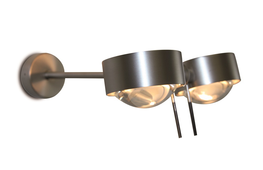 Top Light PUK MINI SIDE TWIN Wandleuchte 10cm chrom matt 2-0841