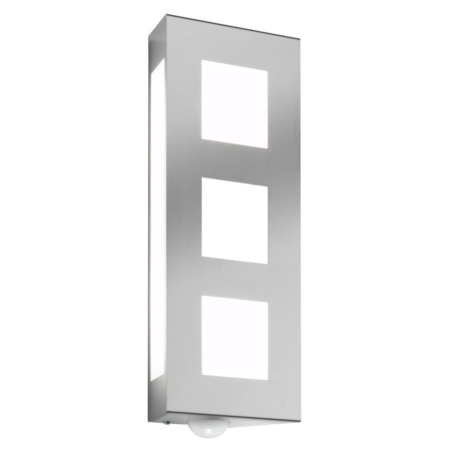 CMD Wandaußenleuchte AQUA TRILO mit Infrarotsensor Edelstahl 26/BM