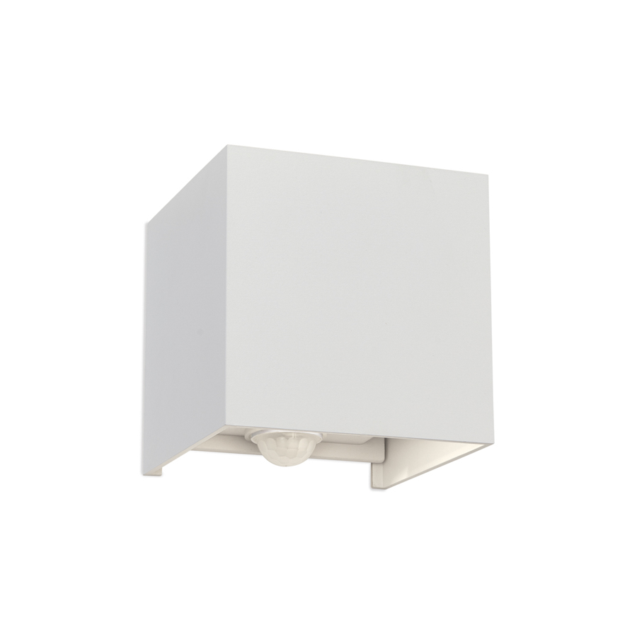 Orion Leuchten LED-Wandaußenleuchte CUBE S corten mit Bewegungssensor AL 11-1314 corten/Sensor