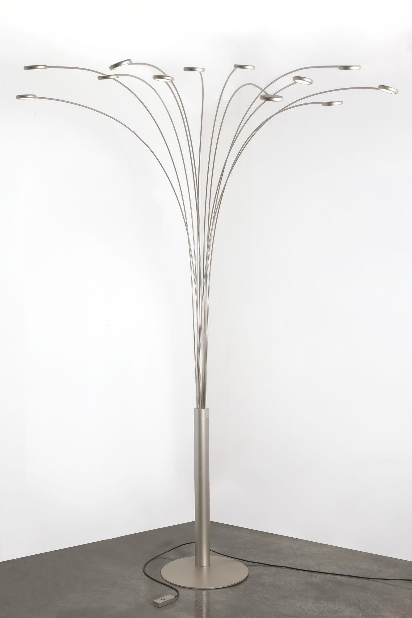 Icone Minitallux LED-Stehleuchte ARBOR 60W 200cm goldsilber 3000K ARBOR-ST12OS