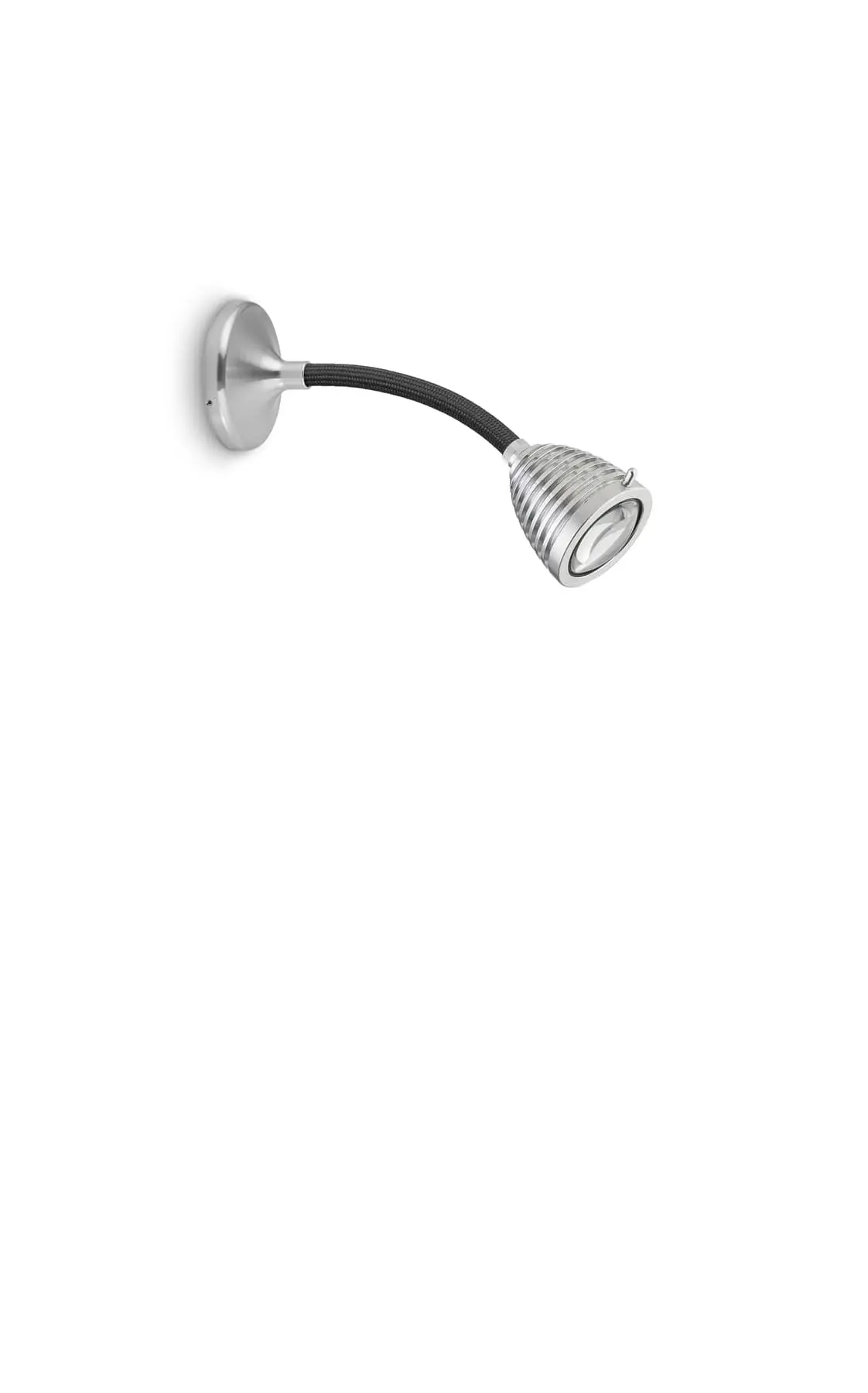 Less ́n ́more ATHENE LED-Einbauleuchte, 15 cm Flexwelle Anthrazit, Kopf Alu, mit Tastdimmer A-MDL1-S-KA-FTA