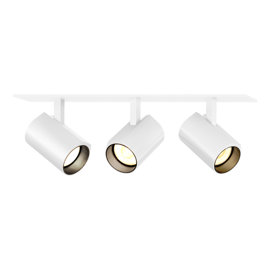 Wever & Ducré LED-Halbeinbaustrahler CENO CEILING REC 3.0 LED weiß 2700K 176361W3