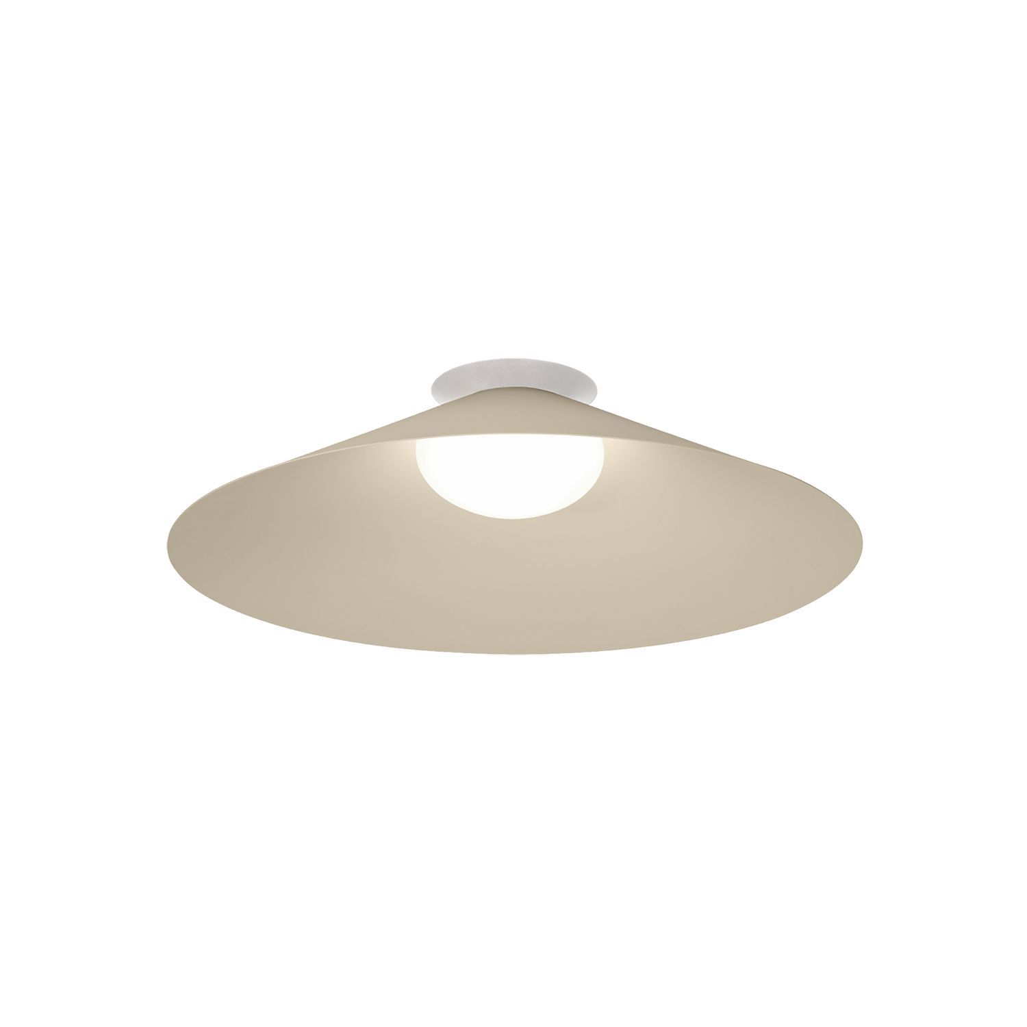 Wever & Ducré LED-Deckenleuchte CLEA CEILING SURF 1.0 LED 3000K SG seidengrau 3000K 181184SG5