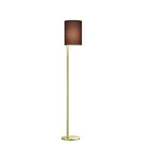 LED-Deckenfluter KIRA Messing matt/Chintz Taupe