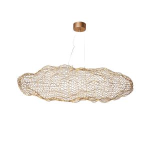 LED-Pendelleuchte HAYDEN 76x40cm gold