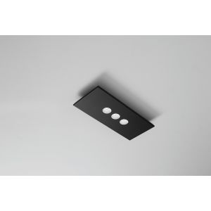 Icone-Minitallux LED-Deckenleuchte CONFORT3R 46cm weiß/schwarz 2700K/3000K CONFORT-P3R