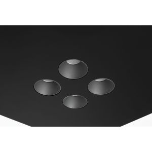 Icone-Minitallux LED-Deckenleuchte CONFORT6R 71cm weiß/schwarz 2700K/3000K CONFORT-P6R