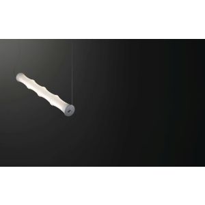 Cattaneo LED-Pendelleuchte BAMBU Suspension Weiß 96,5 cm 775/90 S