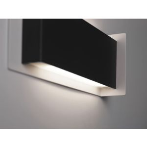 Cattaneo LED-Wandleuchte Abbraccio Schwarz matt 770 A-Black