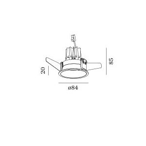 Wever & Ducré LED-Einbaustrahler DEEP 1.0 LED 184261