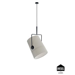 Diesel Pendelleuchte FORK anthrazit/ivory 505007