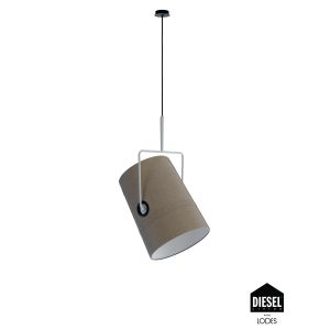 Diesel Pendelleuchte FORK ivory/grau 505006