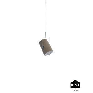 Diesel Pendelleuchte FORK ivory/grau 505002