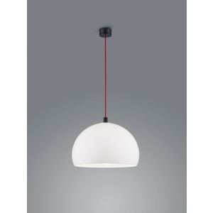 Pendelleuchte DORO weiß 40cm (rotes Kabel)