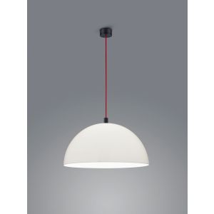 Pendelleuchte DORO weiß 50cm (rotes Kabel)