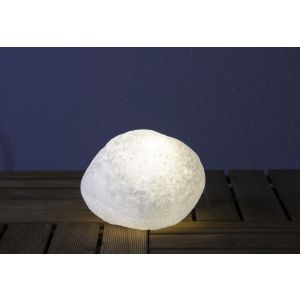 Epstein Design LED-Akku-Außenleuchte Steinleuchte alabaster Akku 80304 Steinleuchte alabaster Akku