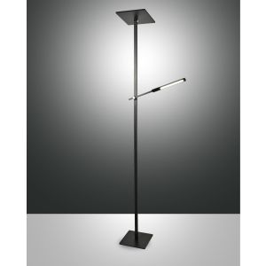 Fabas Luce LED-Deckenfluter IDEAL schwarz 3550-10-101