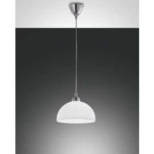 Fabas Luce Pendelleuchte NICE 26 cm Weiß 2908-44-102