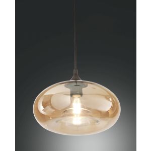 Fabas Luce Pendelleuchte KIT LUCI Pendel Amber 27 cm 3489-50-125