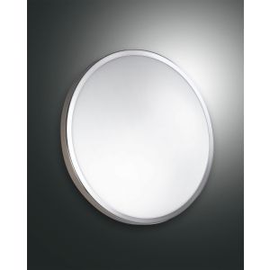 Fabas Luce LED-Deckenleuchte PLAZA 30cm chrom 3566-61-138