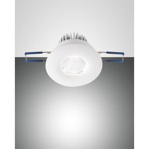 Fabas Luce LED-Einbauleuchte SIGMA weiß rund (nicht schwenkbar) 3445-72-342