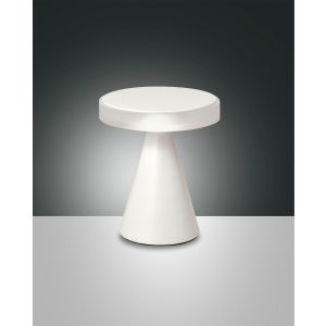 Fabas Luce LED-Tischleuchte NEUTRA weiß 20cm 3386-34-102