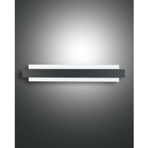 Fabas Luce LED-Wandleuchte REGOLO 60cm schwarz 3558-22-101