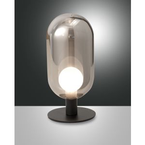 Fabas Luce Tischleuchte GUBBIO grau 3553-31-126
