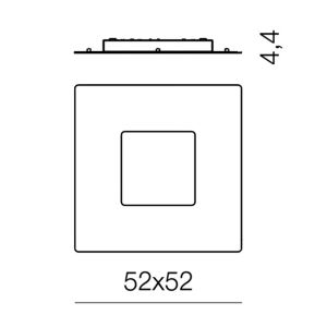 Giarnieri LED-Wand-/Deckenleuchte BILDE