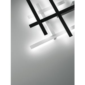 Giarnieri LED-Wand-/Deckenleuchte RAKE 120x91cm