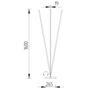 GKS Knapstein LED-Stehleuchte NORA Bronze 41.982.34