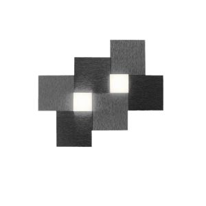 Grossmann LED-Wand-/Deckenleuchte CREO 38x33cm schwarz 52-770-045