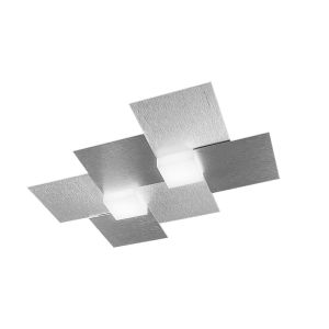 Grossmann LED-Deckenleuchte CREO 38x33cm Alu 52-770-072