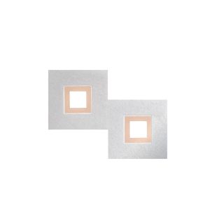 Grossmann LED-Wand-/Deckenleuchte KARREE 40x30cm Alu/pastellkupfer 72-783-266