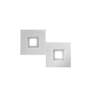 Grossmann LED-Wand-/Deckenleuchte KARREE 40x30cm Alu/titan 72-783-278