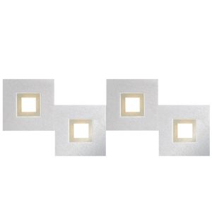 Grossmann LED-Deckenleuchte KARREE 80x30cm Alu/champagner 74-783-275