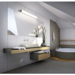 LED-Spiegelleuchte NOK 90cm chrom