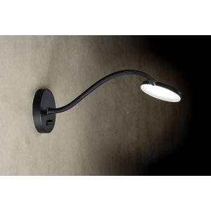 Holtkötter LED-Wandleuchte FLEX schwarz 9922-1-555