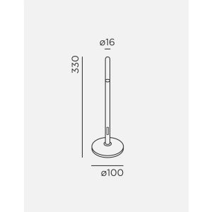 IP44.de Leuchten LED-Akku-Tischleuchte GLIM schwarz 93910-JB