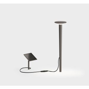 IP44.de Leuchten LED-Akku-Solar-Erdspießleuchte LIX SPIKE braun 93093-CB