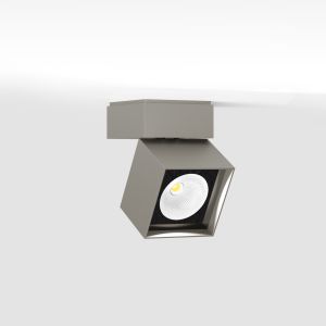 IP44.de LED-Deckenspot PRO S grau (eckig) 91810-S-SG