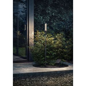 IP44.de Leuchten LED-Akku-Solar-Erdspießleuchte REED 150cm schwarz 93822-BL