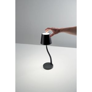 Fabas Luce LED-Tischleuchte JUDY Schwarz 3679-30-101