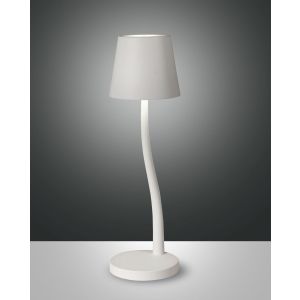 Fabas Luce LED-Tischleuchte JUDY Weiß 3679-30-102