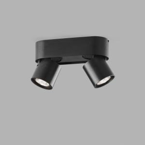 2er-LED-Deckenspot AURA schwarz