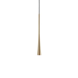 LED-Einzelpendel DROP 60cm Messing 2700K