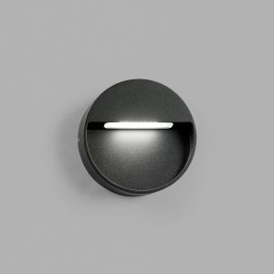 LED-Wandleuchte SERIOUS 20cm schwarz